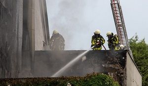 Wohnhausbrand Foto Feuerwehr Bochum