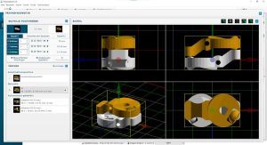 3D-Ansicht des Pärcheneditors: Anwender erhalten eine weitere Möglichkeit, Einfluss auf die berechnete Packung zu nehmen.  Copyright: Fraunhofer SCAI