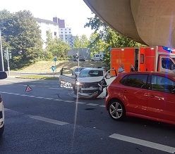 Verkehrsunfall Foto Feuerwehr Bochum