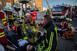 Fotos der Übung (Feuerwehr Duisburg /Karsten Ophardt) 