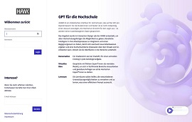 Über das Portal HAWKI können Hochschulmitglieder ChatGPT kostenfrei nutzen  HAWK