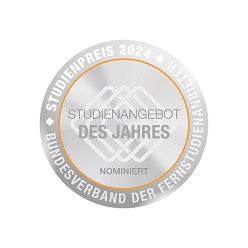 Nominierung zum Studiengang des Jahres 2024  Bundesverb. Fernstudienanbieter