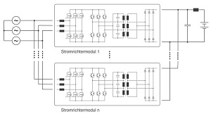 Topologie des 3-Phase Direct Resonant Charging Systems.  Michael Kokes, HS Heilbronn