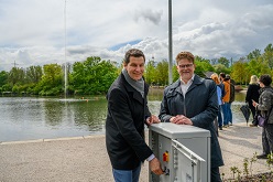 Bochum, Die neue Uferpromenade am Ümminger See ist fertig  Neues Erholungsziel wird eingeweiht   