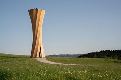 Der Wangen Turm auf der Landesgartenschau in Wangen im Allgäu.  ICD, ITKE, IntCDC  Universität Stuttgart