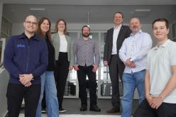 Christian Eschenburg, Liane Kantz, Marie Schlosser, Sven Klimaschewski, Prof. Dr.-Ing. Mark Vehse, Dr. Kai Masur und Torben Haupt Quelle: Nicole Pätzold-Glaß Copyright: Hochschule Stralsund
