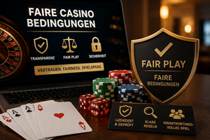 Faire Casino Bedingungen Symbolbild
