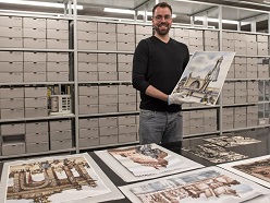 Die sieben Handzeichnungen des Architekten Sergei Tchoban präsentiert von Jan Oestreich  Silke Holtmann  Hochschule Wismar/Müther Archiv