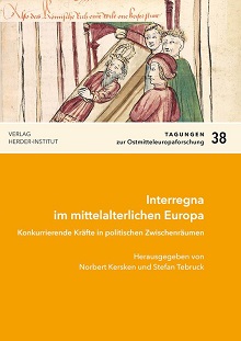 Buchtitel Interregna im mittelalterlichen Europa  Verlag Herder-Institut
