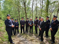 Löschgruppe Hemer an Gedenkfeier am Wixberg