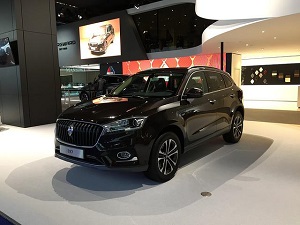 Borgward bx7 iaa Frankfurt Premiere schwarz SUV