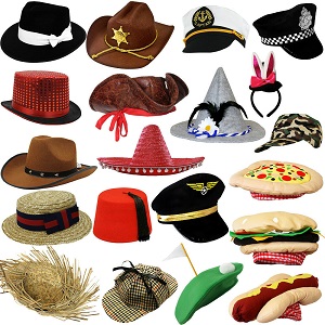 Hüte Auswahl Symbolbild