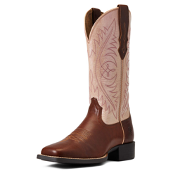 Round Up Wide Square Toe Western Boot