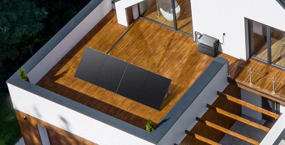 Solarmodule flach