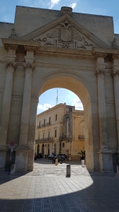 Eingang in Lecce