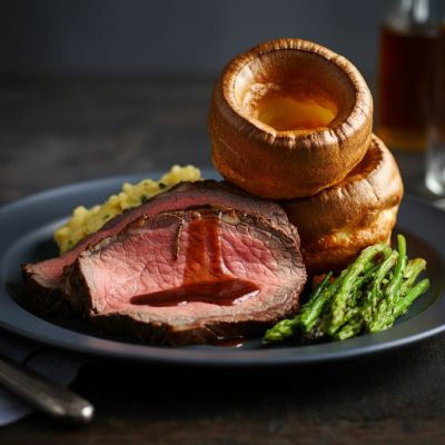 Roast Beef mit Yorkshire Pudding