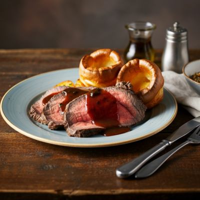 Roast Beef mit Yorkshire Pudding