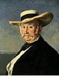 Johann August Sutter Gemälde von Franz Buchser