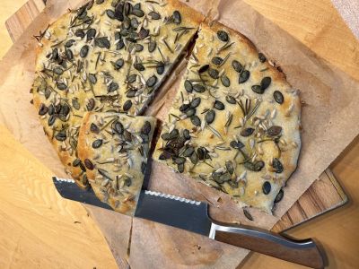 Riebelmais Rosmarin Focaccia