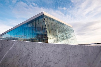 Das begehbare Dach der Oper Oslo