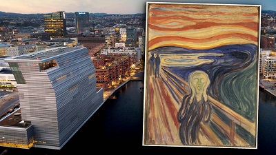 Das neue Munch Museum und das sich darin befindende berühmteste Werk Der Schrei