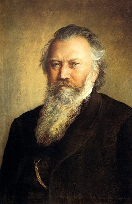 Ludwig Michalek  Portrait  Johannes Brahms 1891