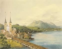 Ansicht Luzern von Mendelssohn