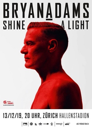 Bryan Adams shine a light Tour 2019