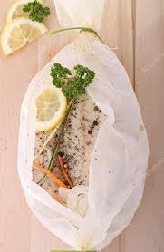 Fisch en Papillote Symbolfoto