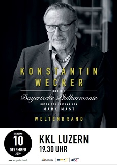 Konstantin Wecker Weltenbrand Tour