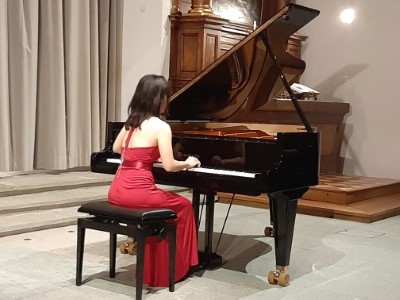 Shih Wei beim Konzert in der Klosterkirche