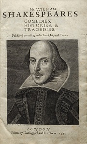 William Shakespeare First Folio Ausgabe