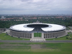 Olympiastadion Berlin, das zweitgrößte Fußballstadion Deutschlands
