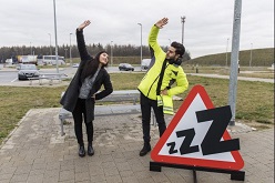 Bewegung an der frischen Luft in der Pause bringt den Kreislauf wieder in Schwung (Foto: DVR).