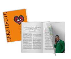 Die aktuelle Ausgabe von HERZ HEUTE 2/2018 mit dem Experten-Beitrag „Vorhofflimmern: Fragen zu den neuen Gerinnungshemmern“ von PD Dr. Gerian Grönefeld.  Collage Herz Heute: Fotolia.com/stokkete/JanNeuffer.