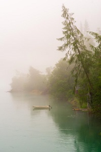 Nebelmystik in Aurland (Norwegen)