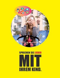 Plakat Sprechen Sie lieber mit Ihrem Kind