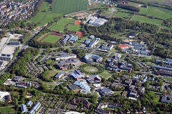 Blick auf den Campus der Universität Bayreuth.  Foto: UBT.