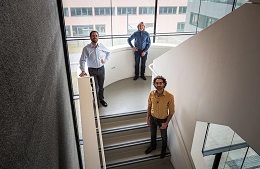 Haben den vhb-Kurs „Grundlagen Nachhaltigkeit“ zusammen konzipiert: Prof. Dr. Robert Feicht, Prof. Dr. Raimund Brotsack und Prof. Dr.-Ing. Christoph Lindenberger (v.l.n.r.)  THD/ECRI