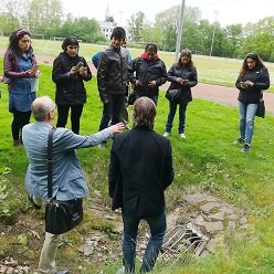Delegation von Vertreterinnen und Vertretern peruanischer Kommunen