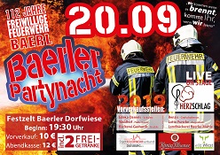 Flyer 112 Jahre FF Baerl 2019