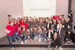 Gruppenfoto der Sportlerehrung