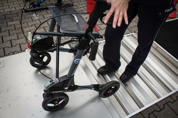 Rollator Tag am 10.Juli Foto Polizeipräsidium Bochum