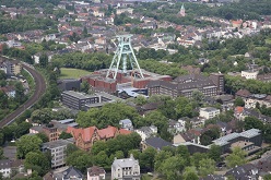 icht aus der Luft auf das Polizeipräsidium Bochum heute. (Foto: Polizeipräsidium Bochum)