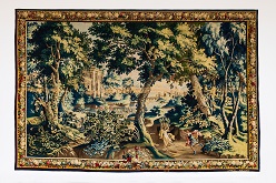 Wandteppich mit der Darstellung der „Verwandlung der Daphne“  Brüssel, um 1680/90  Bildwirkerei aus Wolle, Seide und Leinen  343 x 510 cm  Inv.-Nr. 6226  Foto©Thorsten Hübner/Stadt Hamm   
