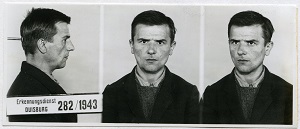 Polizeifoto von August Zgorzelski 1943, Quelle: LAV NRW R, BR 1111, Nr. 233 