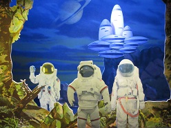 Foto aus dem Papiertheaterstück „Titan“