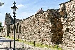 Foto der Stadtmauer (Credits: Uwe Köppen/Stadt Duisburg)