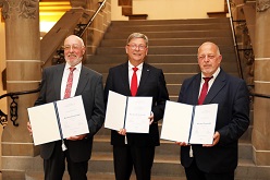 Preisträger, Hermann Weßlau, Dr. Wolfgang Hönemann und Harald Molder
