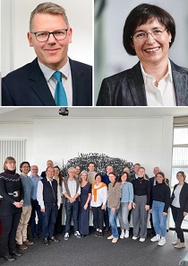 Privatdozent Dr. Olaf Krause, Professorin Petra Benzinger, Mitglieder und Referenten beim Jahrestreffen des Wissenschaftsforums Geriatrie im Januar 2023 in Berlin